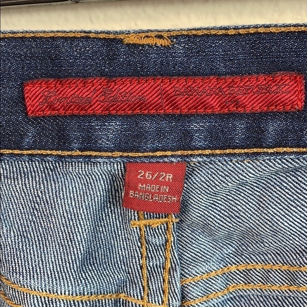 Banana Republic skinny stretch blue jeans EUC - Picture 5 of 8